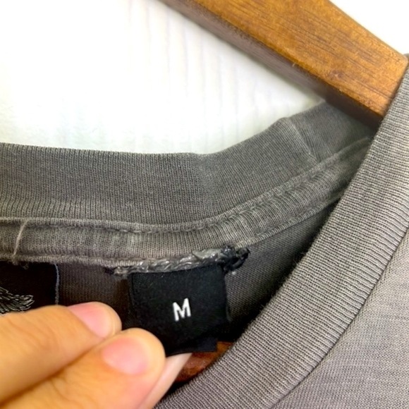 Harley Davidson - Vertical Harley Logo Faux Stitching Harley Short Sleeve T Med - Picture 10 of 13